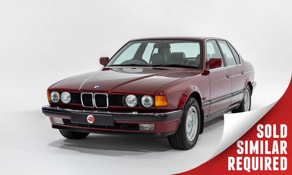 BMW E32 730i SE red SOLD