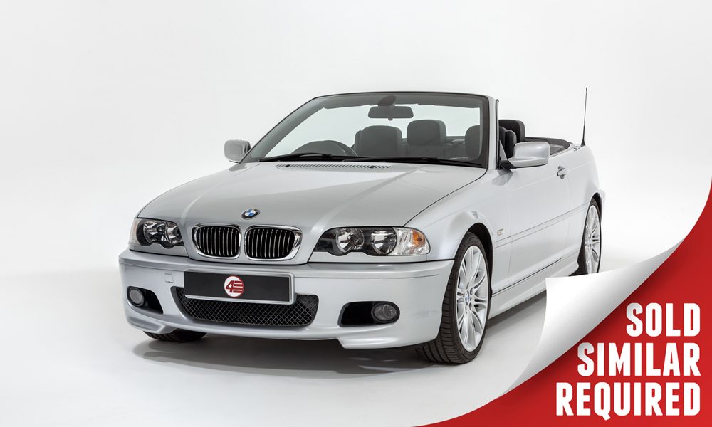 BMW E46 325Ci Sport Convertible silver SOLD