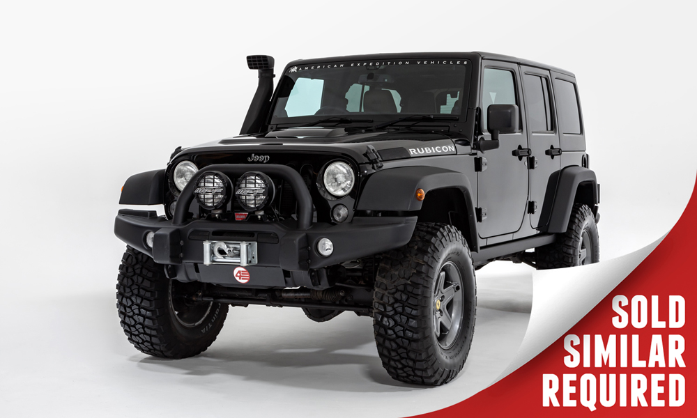 Jeep Wrangler JK Rubicon AEV black SOLD