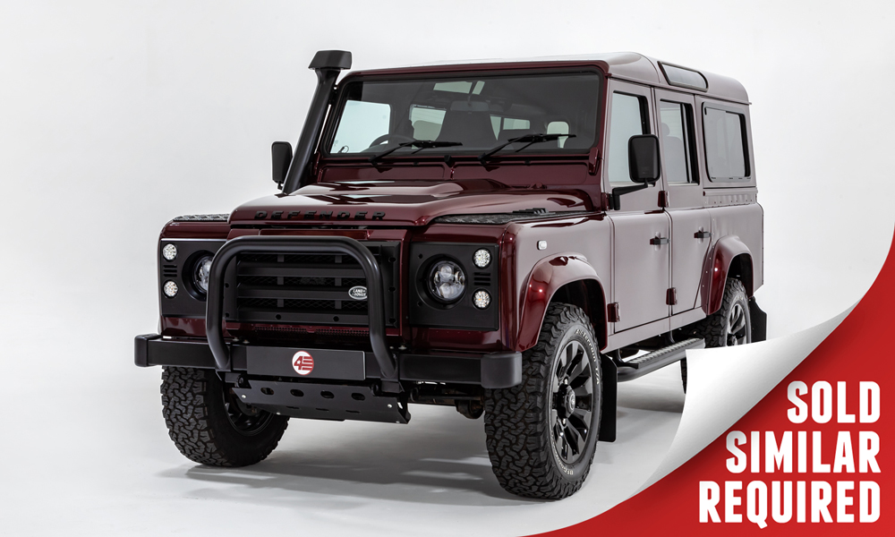 Land Rover Defender 110 SW XS burgundy SOLD