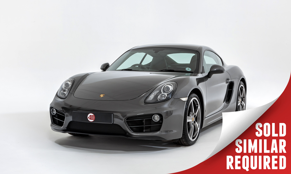 Porsche 981 Cayman grey SOLD