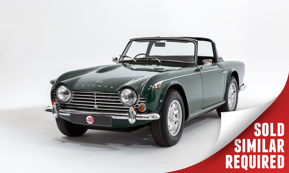 Triumph TR4A green SOLD
