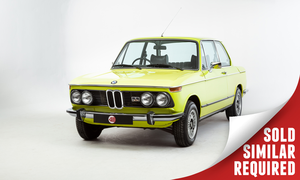 BMW 2002 tii yellow SOLD
