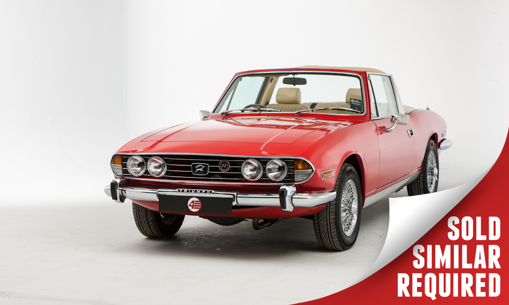Triumph Stag red SOLD