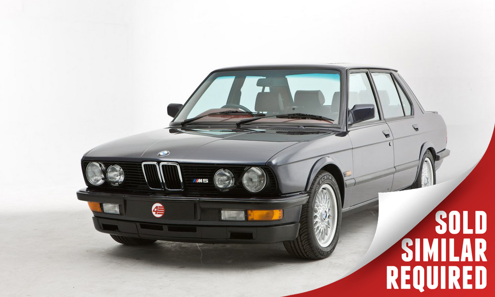BMW E28 M5 blue SOLD