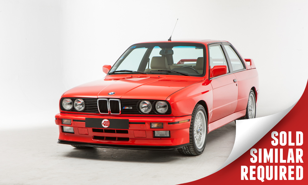 BMW E30 M3 red SOLD