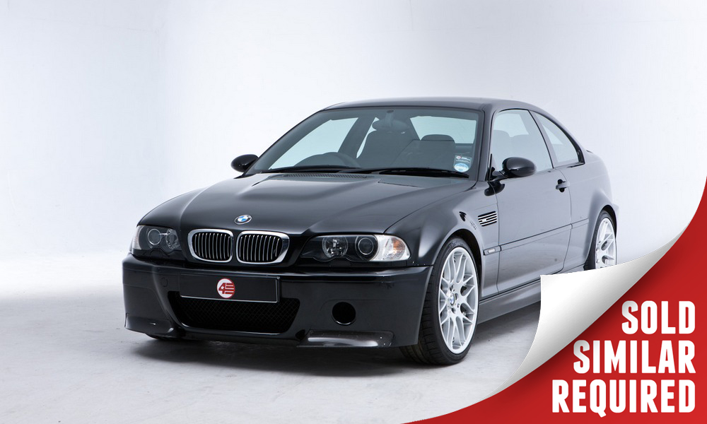 BMW E46 M3 CSL black SOLD