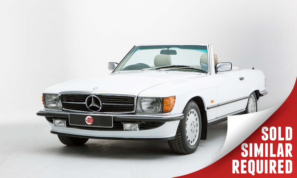 Mercedes R107 300SL white SOLD