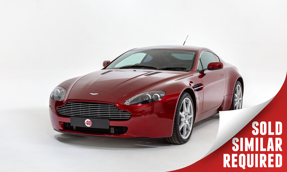 Aston Martin V8 Vantage red SOLD