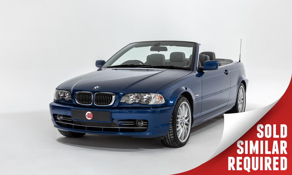 BMW E46 330Ci Convertible blue SOLD3