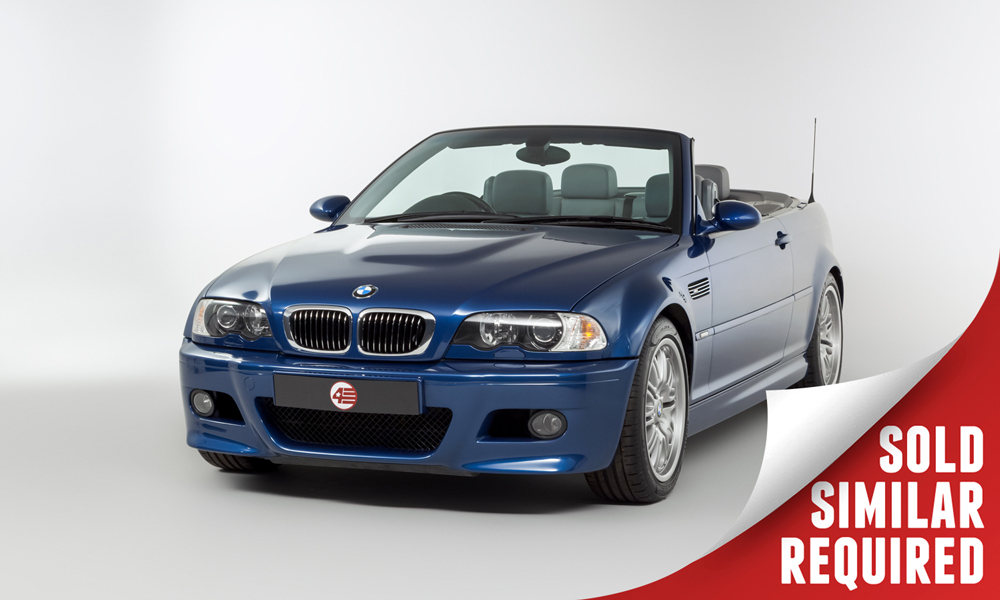 BMW E46 M3 Convertible blue SOLD2