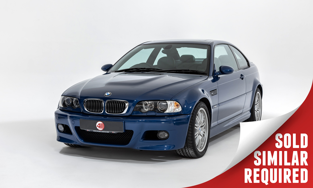 BMW E46 M3 blue SOLD2