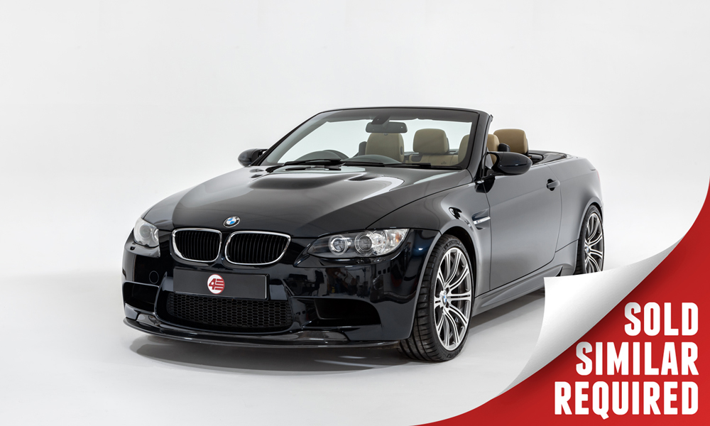BMW E93 M3 Convertible black SOLD