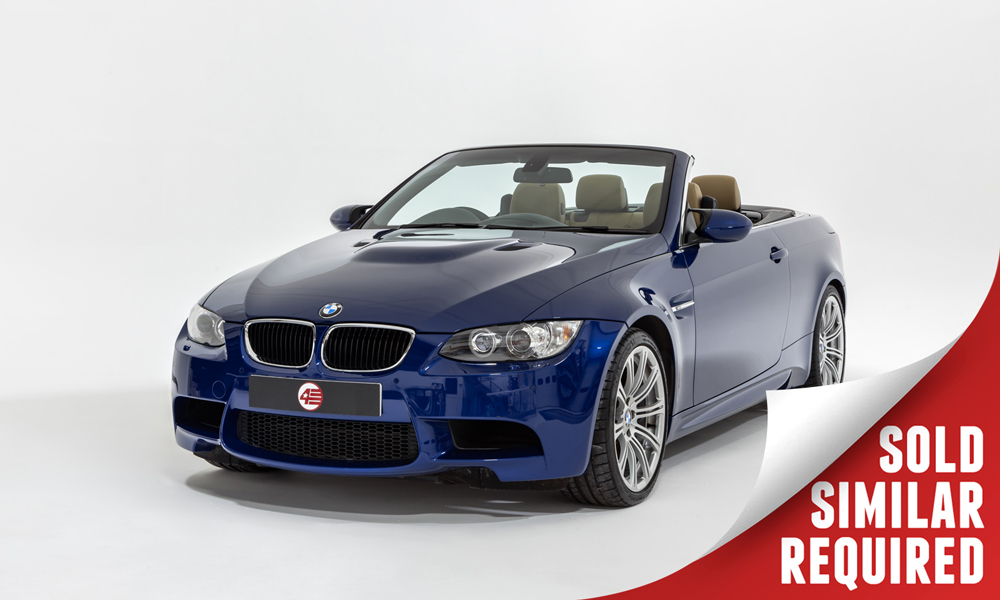 BMW E93 M3 Convertible blue SOLD