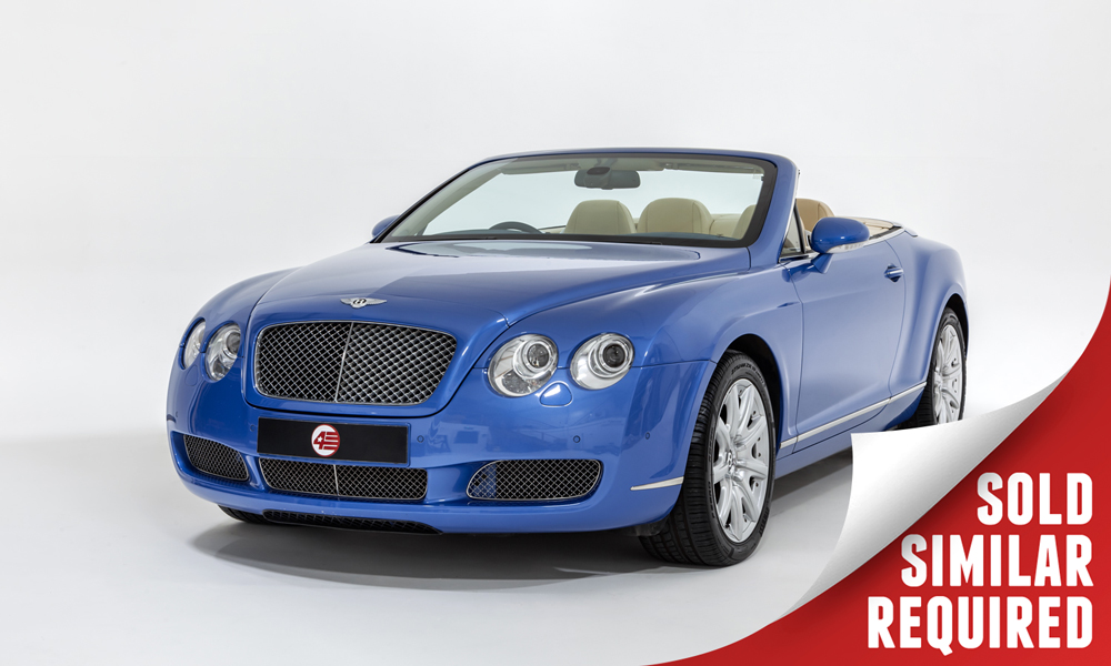 Bentley Continental GTC blue SOLD