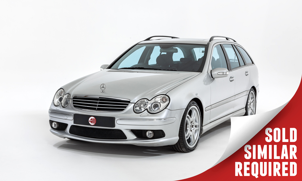 Mercedes C55 AMG Estate silver SOLD