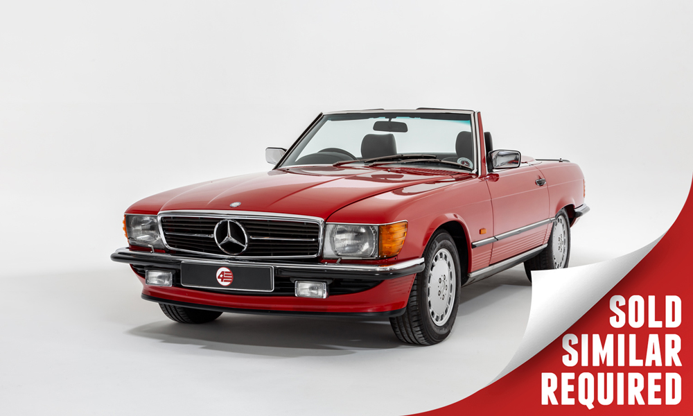 Mercedes R107 500SL red SOLD