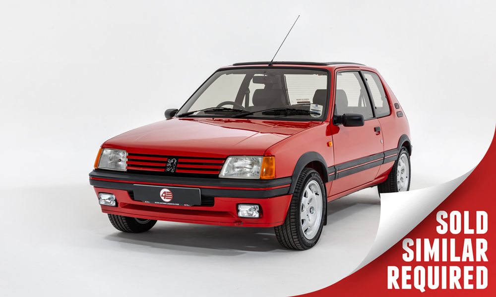 Peugeot 205 GTI 1.9 red SOLD