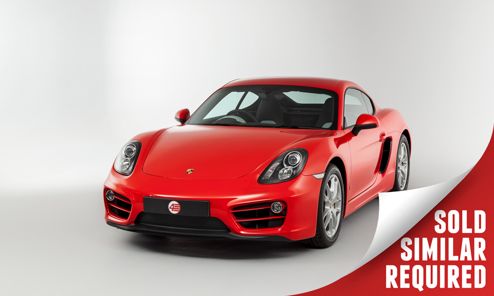 Porsche 981 Cayman red SOLD2