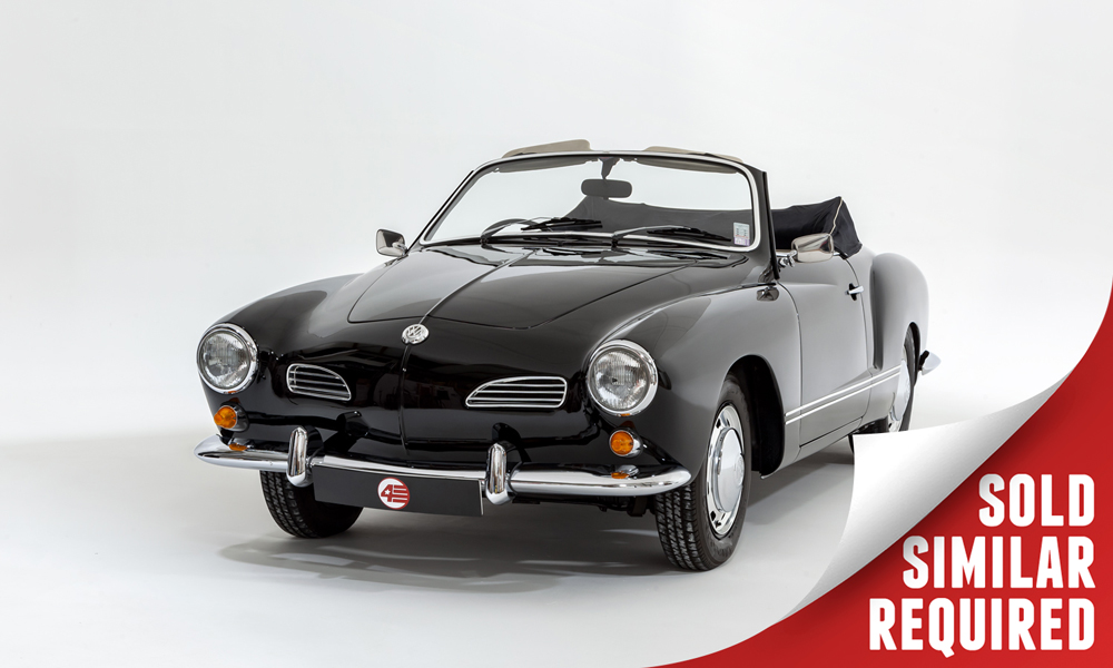 VW Karmann Ghia 1500 Convertible black SOLD